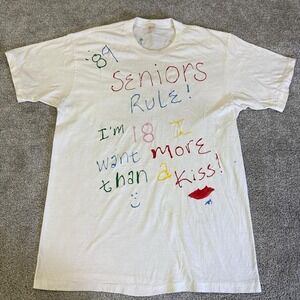 Vintage 1989 Brandeis University Senior Class T-Shirt Men's XL Made in USA